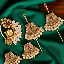 VIVASTRI Women Gold Jewellery Set-picture-28