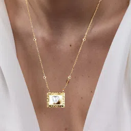 AIKA BY MINUTIAE Brass Gold-Plated Necklace image 3