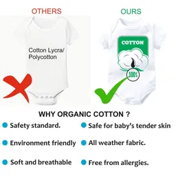 Lillypupp Infants Printed Pure Cotton Bodysuitv image 4