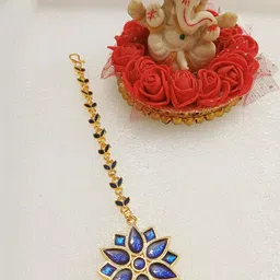 Balaji Gold Gold Plated Meenakari Maangtika-picture-29