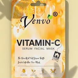 VENVO Vitamin C Serum Facial Mask- 25 g-image-2