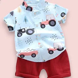WINSWORLD ENTERPRISE Boys Printed Shirt with Shorts-picture-18