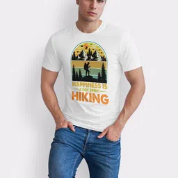 Seekbuylove Men Printed Bio Finish T-shirt image 5
