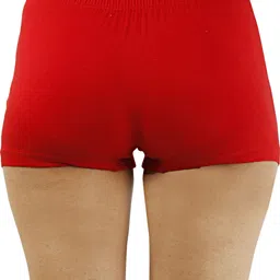 Diving Deep Pack Of 2 Cotton High-Rise Boy Shorts Briefs 1Black&RedFullPanty_4__XL image 3