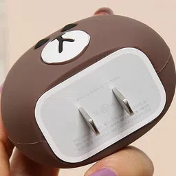 AUGEN Unisex Quirky 3D Design Silicone Protective Case for 20W iPhone USB-C Power image 3