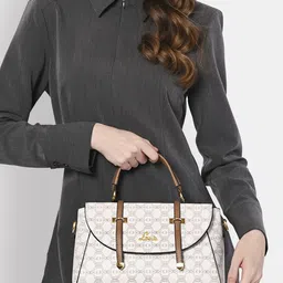 Lavie Women Printed Structured Satchel image 1