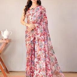 Garden Vareli FloralPrinted Saree image 4