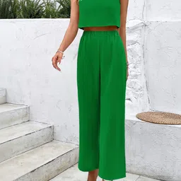 StyleCast x Revolte Round Neck Top With Trousers Co-Ords image 2