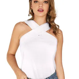 DHRUVIL IMPEX Women Solid Regular Top image 4