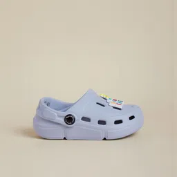 Hopscotch Boys Grey PU Clogs image 2