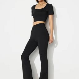 Stylecast X Kotty Square Neck Crop Top With Trousers-picture-11