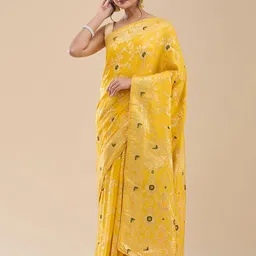 Vervee Couture Women Woven Design Silk Saree-image-39