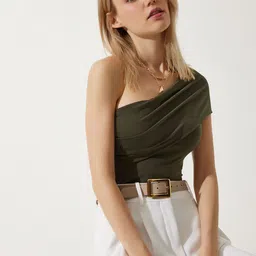 Happiness istanbul One Shoulder Crop Top-picture-34