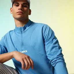 HRX by Hrithik Roshan Mock Collar Running Pullover Sweatshirt-picture-13