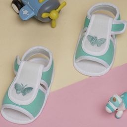 NESKA MODA Green Cotton Booties-picture-23