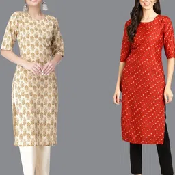 Ethnic basket Women Multi Kurtas-picture-10