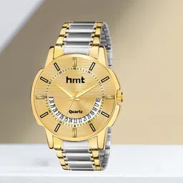 swi55un Premium Water Resistant Scratch Resistant Quartz Branded Hands Two Tone Watch Analog Watch - For Men Original Two Tone Chain Golden Plated Date Functioning Mens Wrist Watch-picture-20