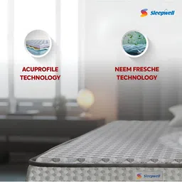 Sleepwell Star Gold 4 inch King High Resilience HR Foam Mattress image 5