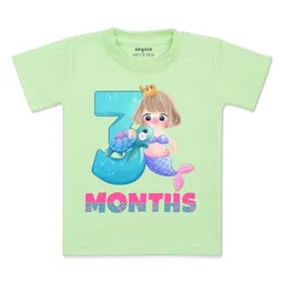 Arvesa Kids Printed Applique T-shirt-image-40