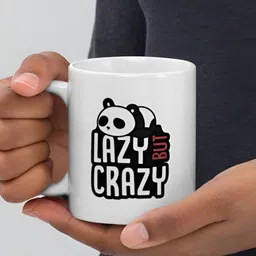 Mr UVD White & Black Typography Printed Ceramic Glossy Mug 350 ml-picture-16