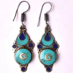 AAR Jewels Rhodium-Plated Contemporary Drop Earrings image 4