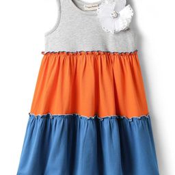CrayonFlakes Print A-Line Dress-picture-35