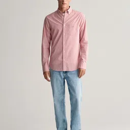 GANT Men Button-Down Collar Pinstripes Striped Cotton Casual Shirt image 2