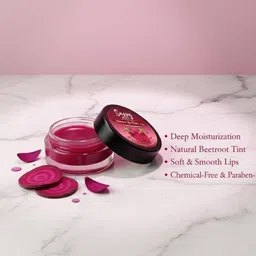 sassy beauty Beetroot Lip balm with Long lasting Moisturization for Dry&Chapped lips Beetroot Beetroot image 4