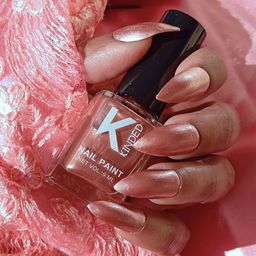 KINDED Metallic Long Lasting Nail Paint - 9 ml - Chrome Rose Gold 53-picture-31