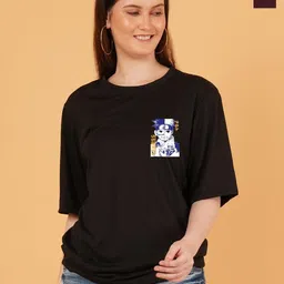 Parona Women Pack of 2 Graphic Printed Applique T-shirt-image-65