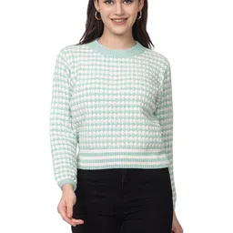 DressBerry Women Printed Woollen Pullover Sweater-picture-23