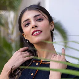 INAAYA JAIPUR Embroidered Pure Cotton Tunic With Trousers Co-Ords image 4