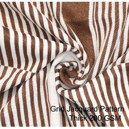 HOMETHREADS Multicoloured & Coffee Brown Printed 4 Piece Sofa Cover image 2