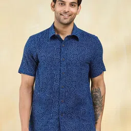Fabindia Men Printed Casual Shirt-picture-22