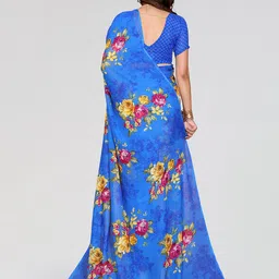 Moda Rapido Floral Printed Saree image 3