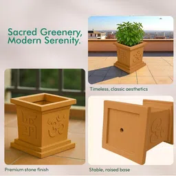 Go Hooked 9 Inch Pot Traditional Planter image 4