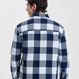 Snitch Men Relaxed Tartan Checks Opaque Checked Casual Shirt image 2