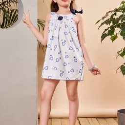 VAVA Creation Girls Conversational Printed Sleeveless Cotton Dress-picture-20