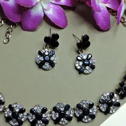 VATSALYA creation Women Black Jewellery Set-picture-30
