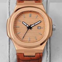 SWADESI STUFF Men Dial & Straps Analogue Watch SDS 164 ROSEGOLD 2035 image 3