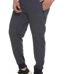 Y&I Men Self Design Mid-Rise Joggers image 4