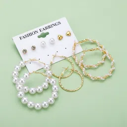 DressBerry Circular Hoop Earrings-picture-32