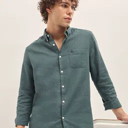 THE BEAR HOUSE Men Slim Fit Opaque Casual Shirt-picture-36