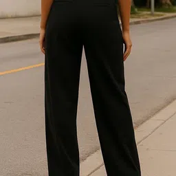 Next One Women Smart Baggy Fit High-Rise Regular Trousers image 5