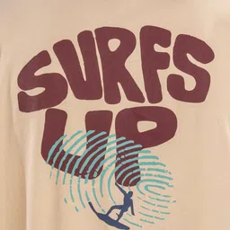 Eszett Men Typography Printed Round Neck Cotton Oversized T-shirt image 3