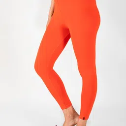 indian flower Women Solid Ankle Length Leggings image 3