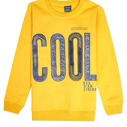 CAVIO Boys Typography Printed Round Neck T-shirt image 2