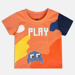 MINI KLUB Boys Graphic Printed Round Neck Cotton T-shirt-picture-18
