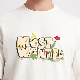 MISCHIEF MONKEY Men Typography Printed Applique T-shirt image 2