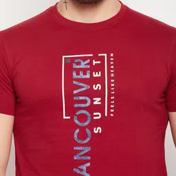 Cantabil Typography Printed T-shirt image 2